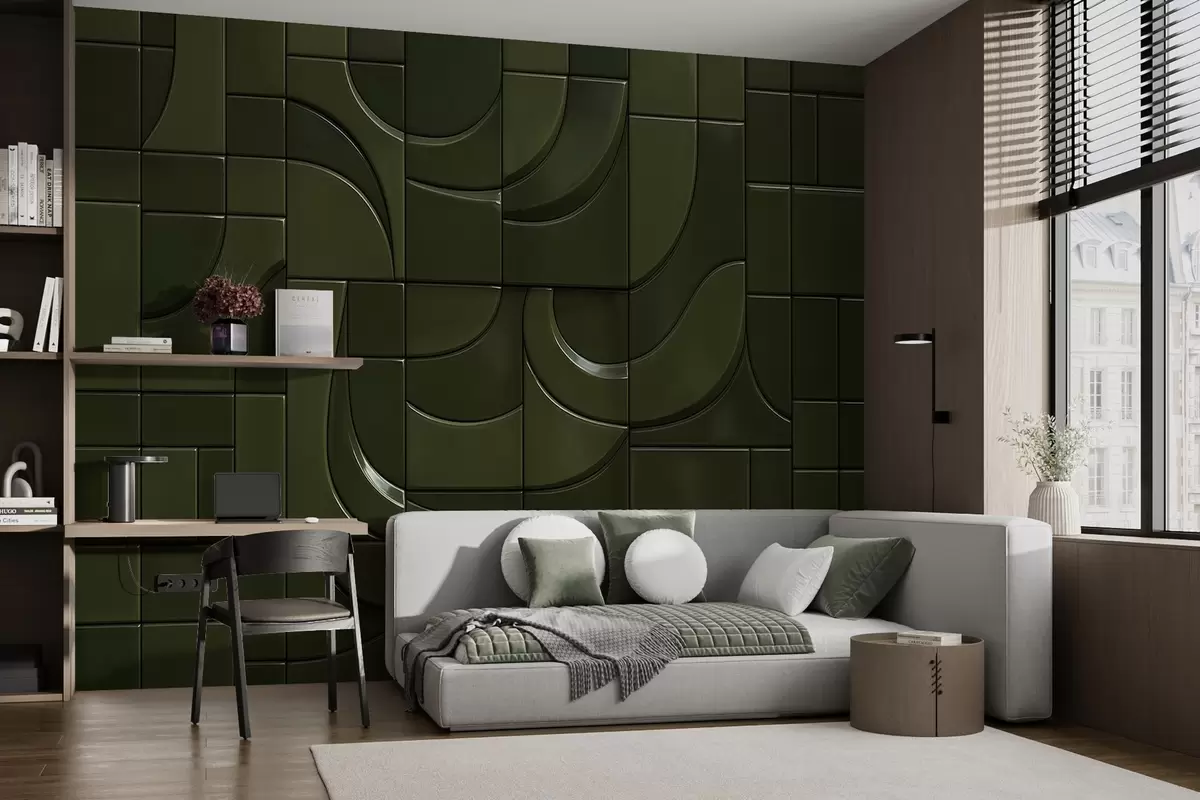 Fototapet Imitation av glansiga paneler w04325