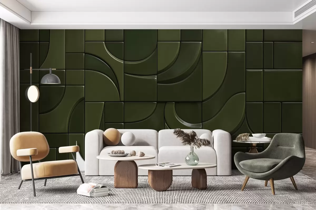 Fototapet Imitation av glansiga paneler w04325