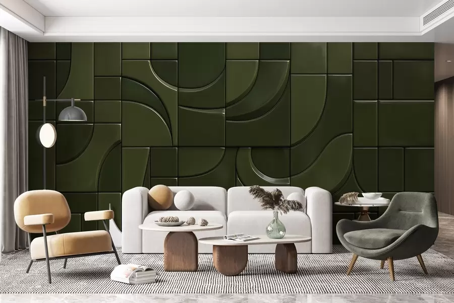 Fototapet Imitation av glansiga paneler w04325