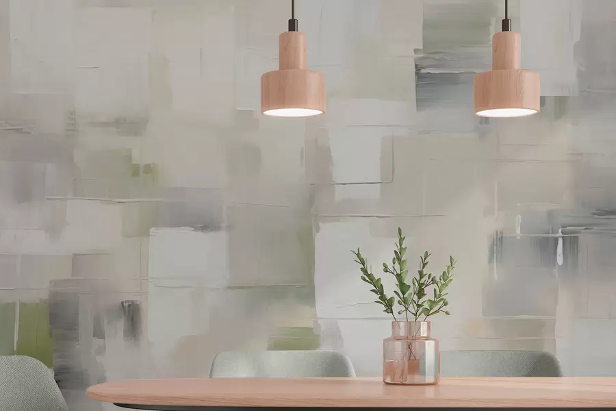 Fototapet Abstraktion imitation av penseldrag w04354