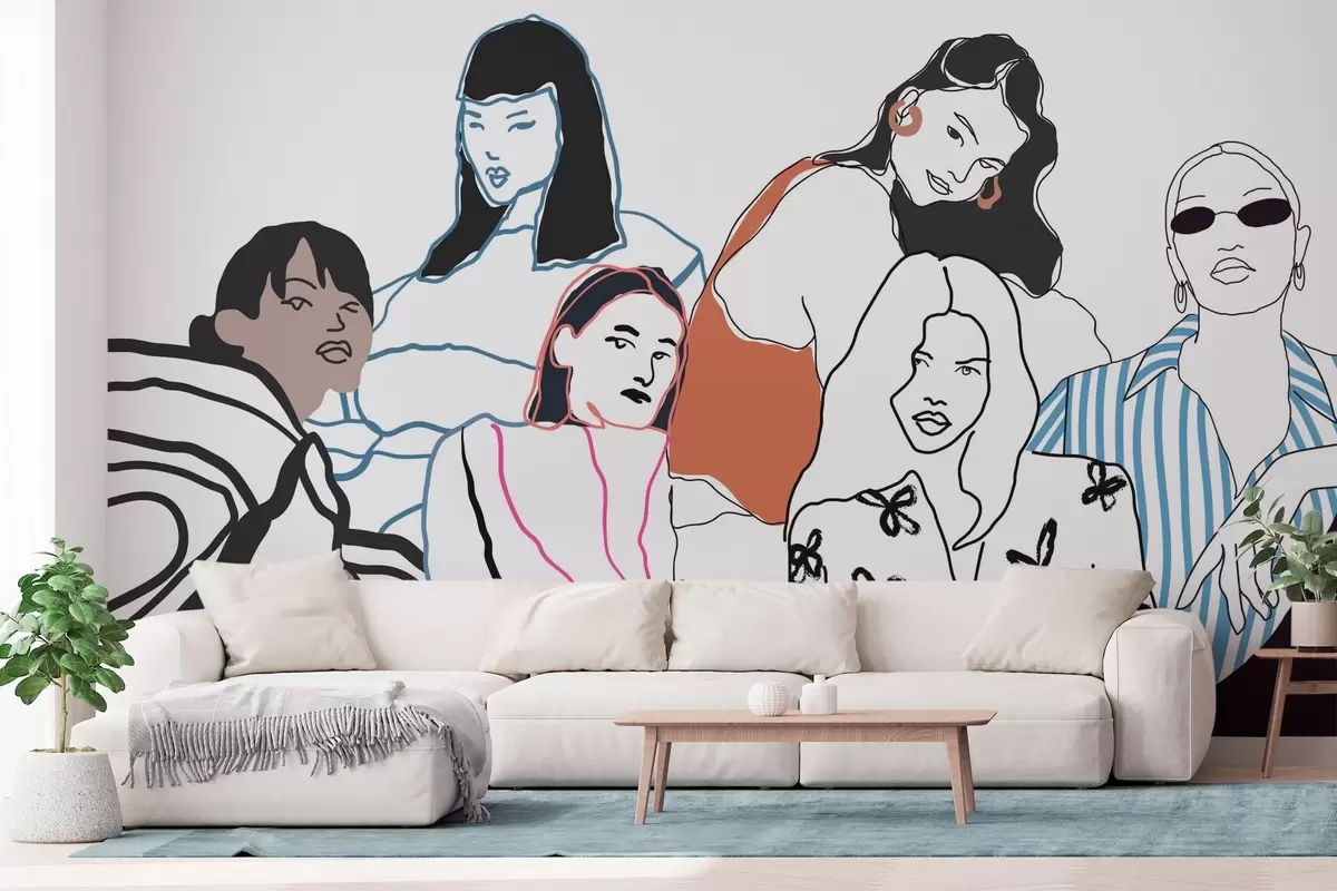 Fototapet Flickor w04359v1