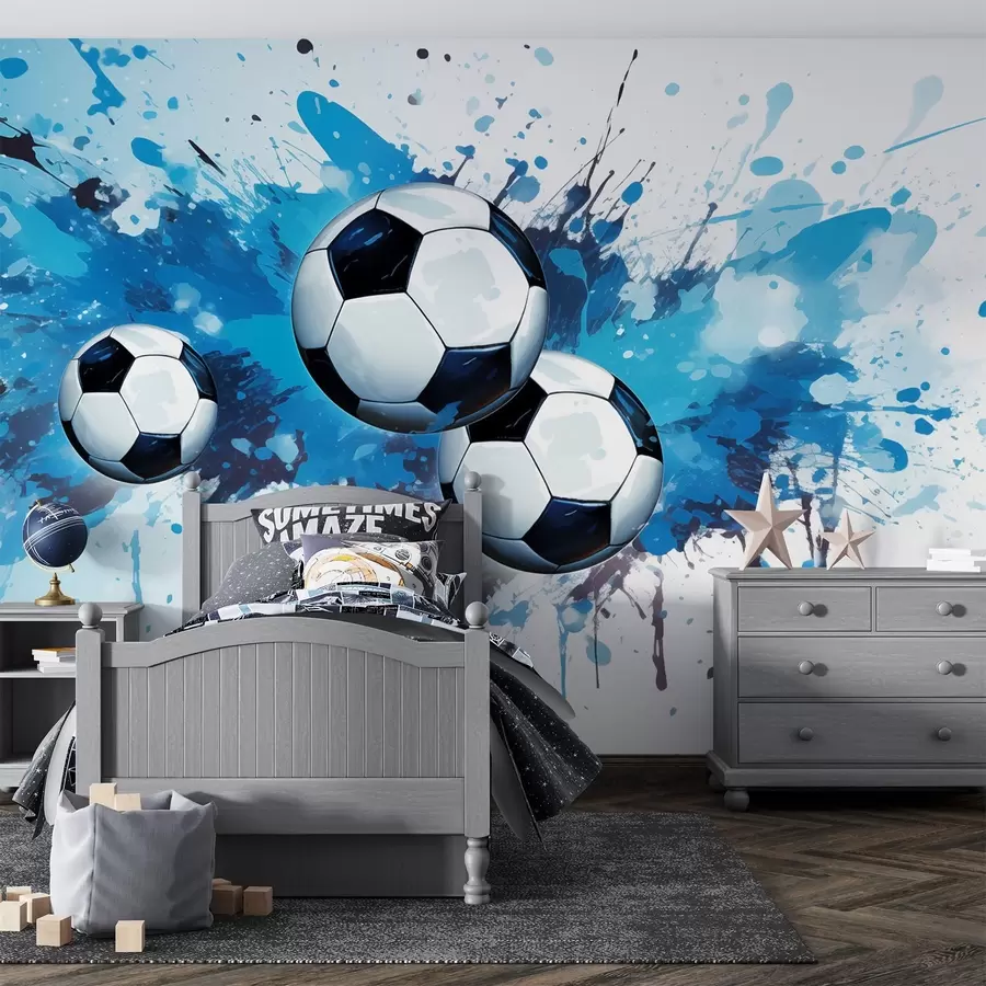 Fototapet Fotbollar w04373