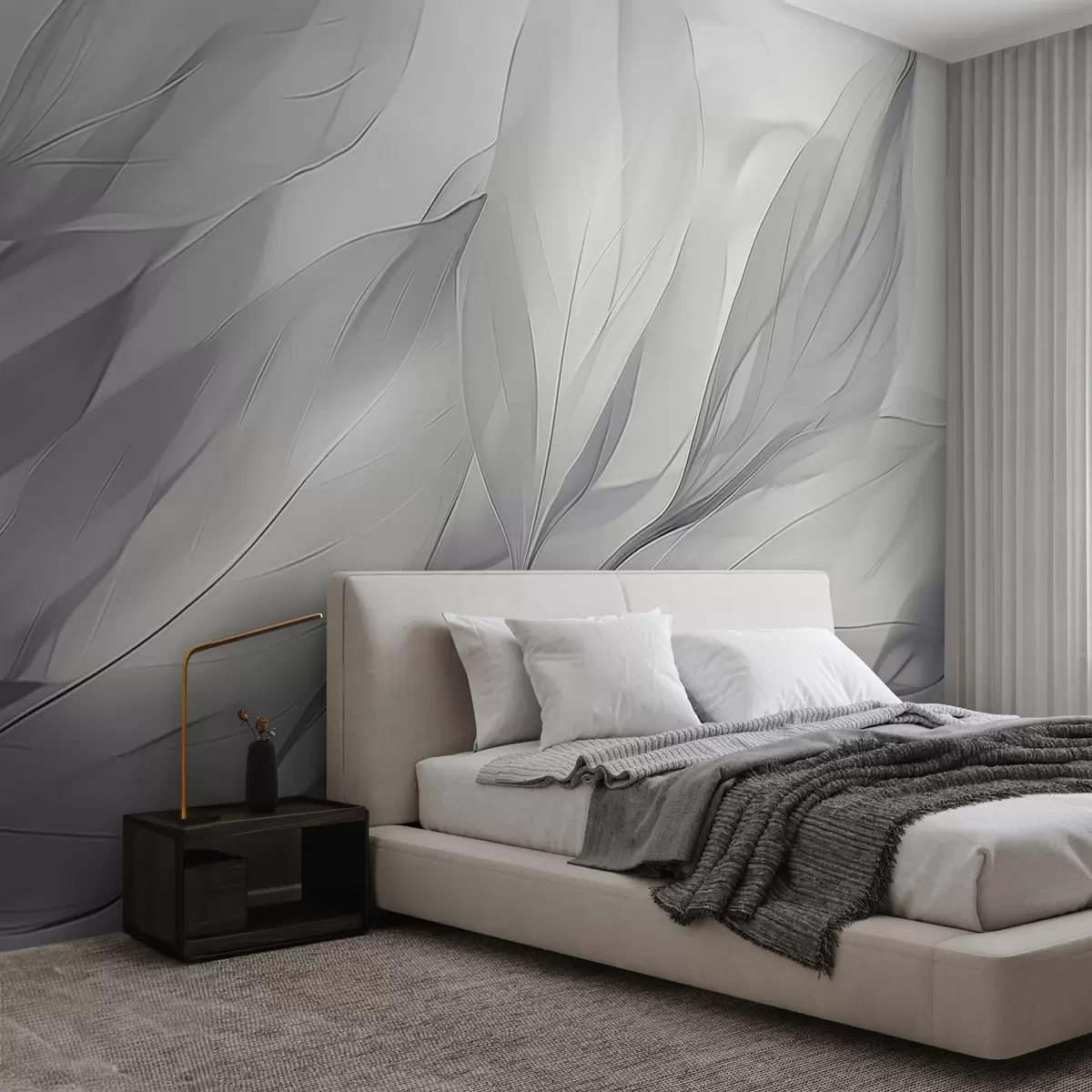 Fototapet Genomskinliga blad w04376