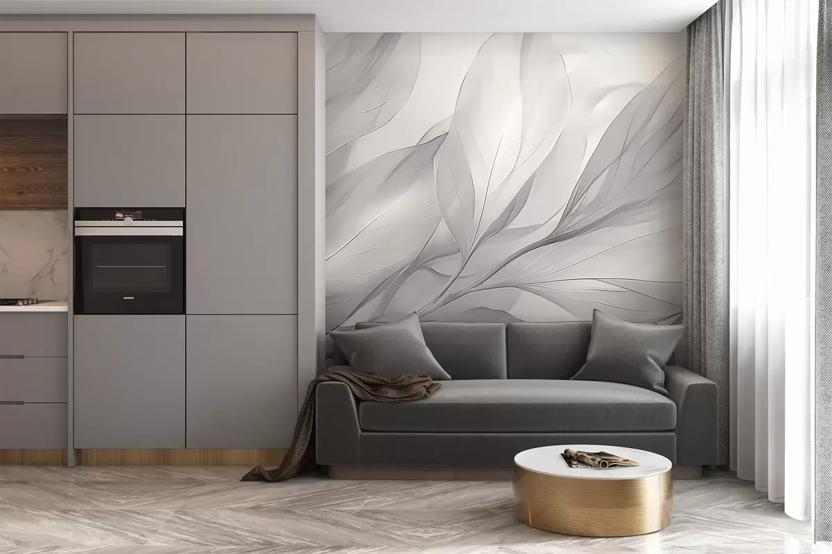 Fototapet Genomskinliga blad w04376