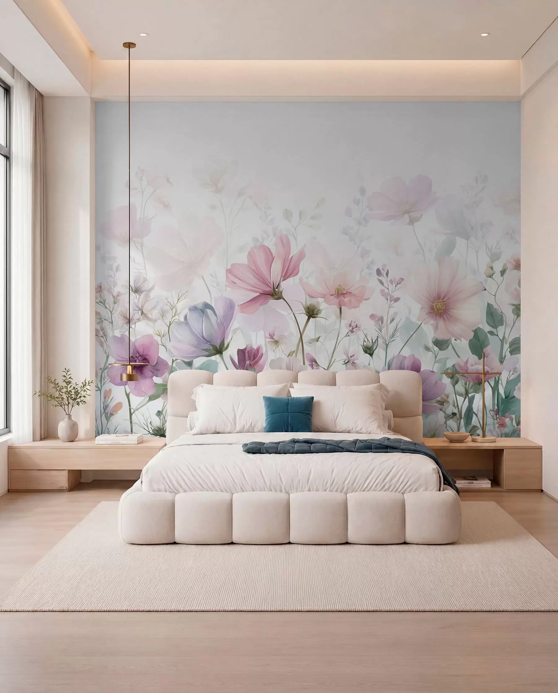 Fototapet skira vildblommor w04171