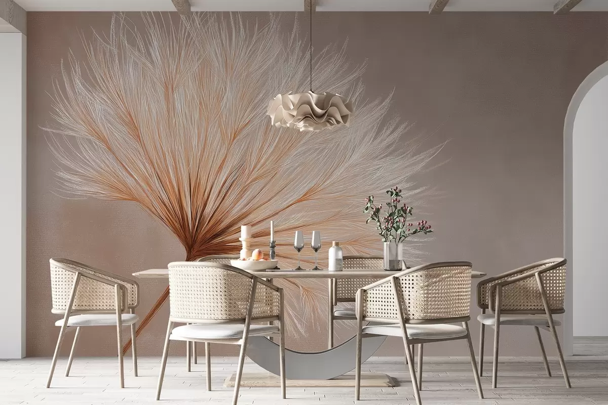 Fototapet Pastellfärgad blomma w04422