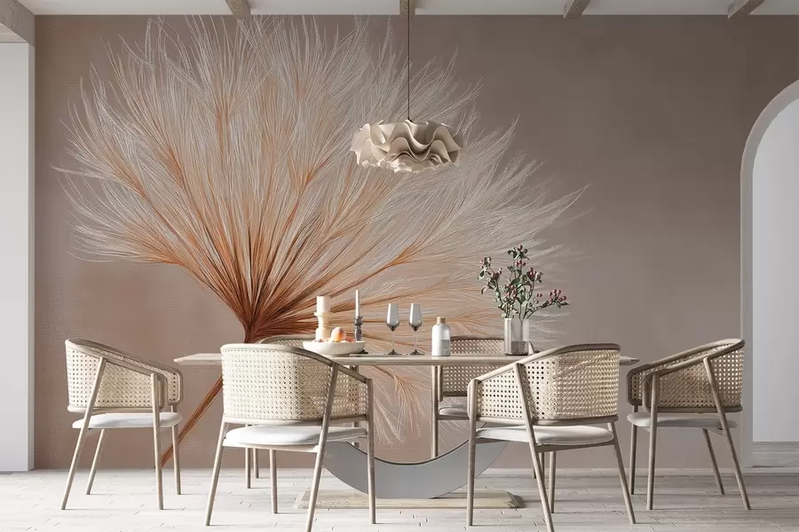 Fototapet Pastellfärgad blomma w04422