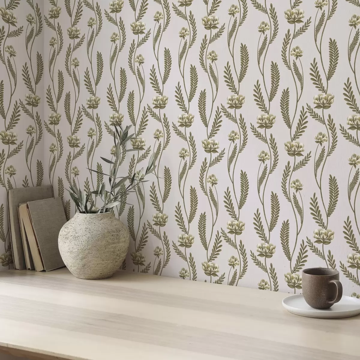 Bakgrund Vertikal prydnad med vita blommor på rosa bakgrund a00476