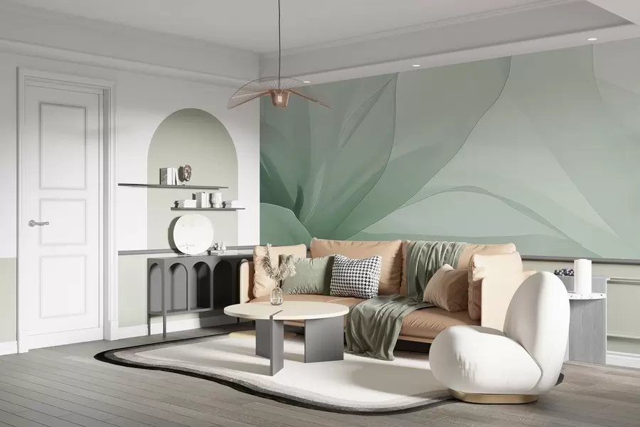 Fototapet Abstrakt blomma w04435v1