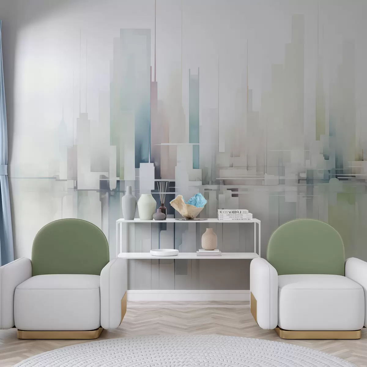 Fototapet Abstrakt stad w04488