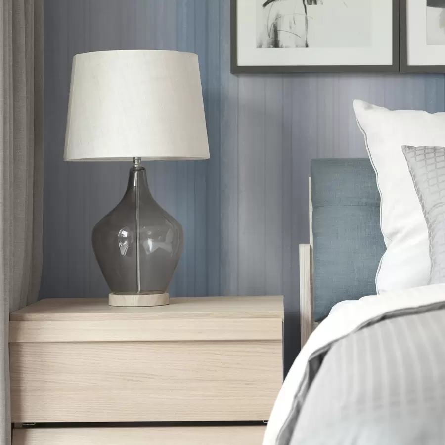 Fototapet Mjuka blågrå ränder i gradient a00506