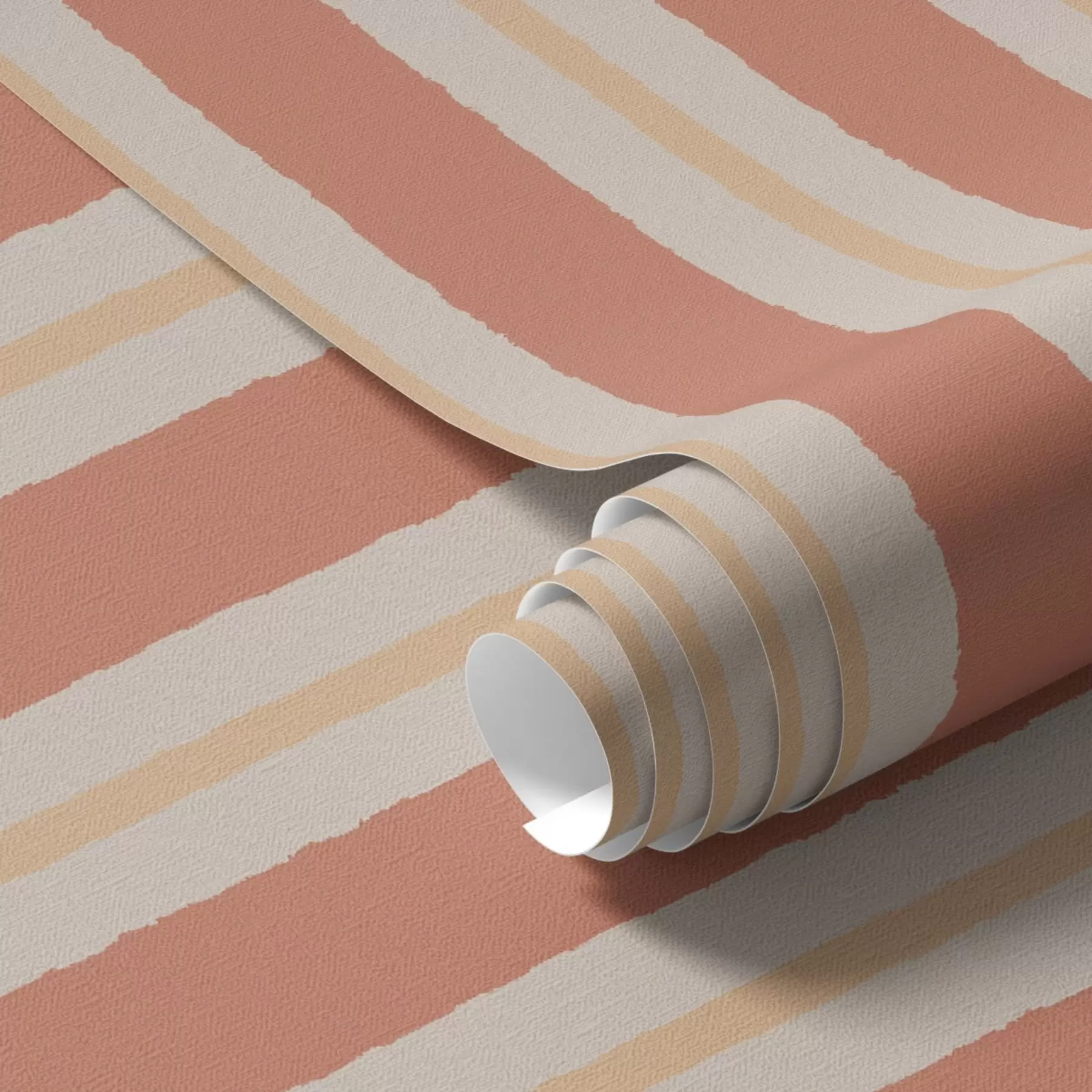 Fototapet Ljusa terrakottaränder med beige accenter a00515