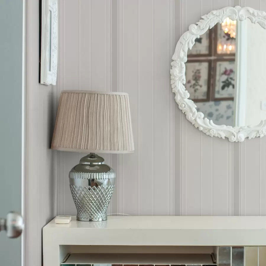 Fototapet Beige bakgrund med tunna och medelstora gråvita ränder a00559