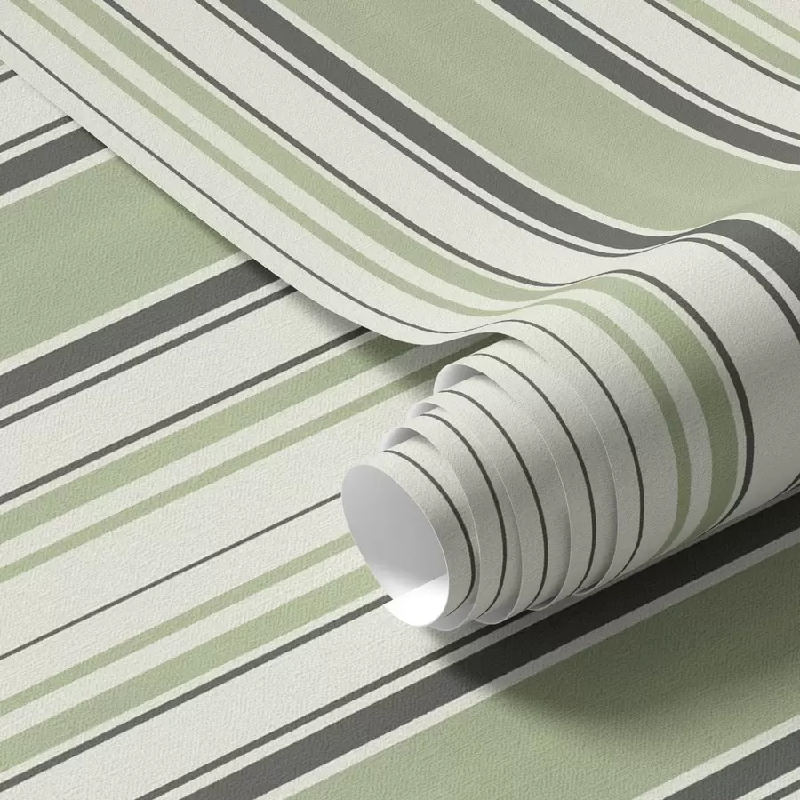 Fototapet Krämfärgad bakgrund med en blandning av gröna och svarta ränder a00563