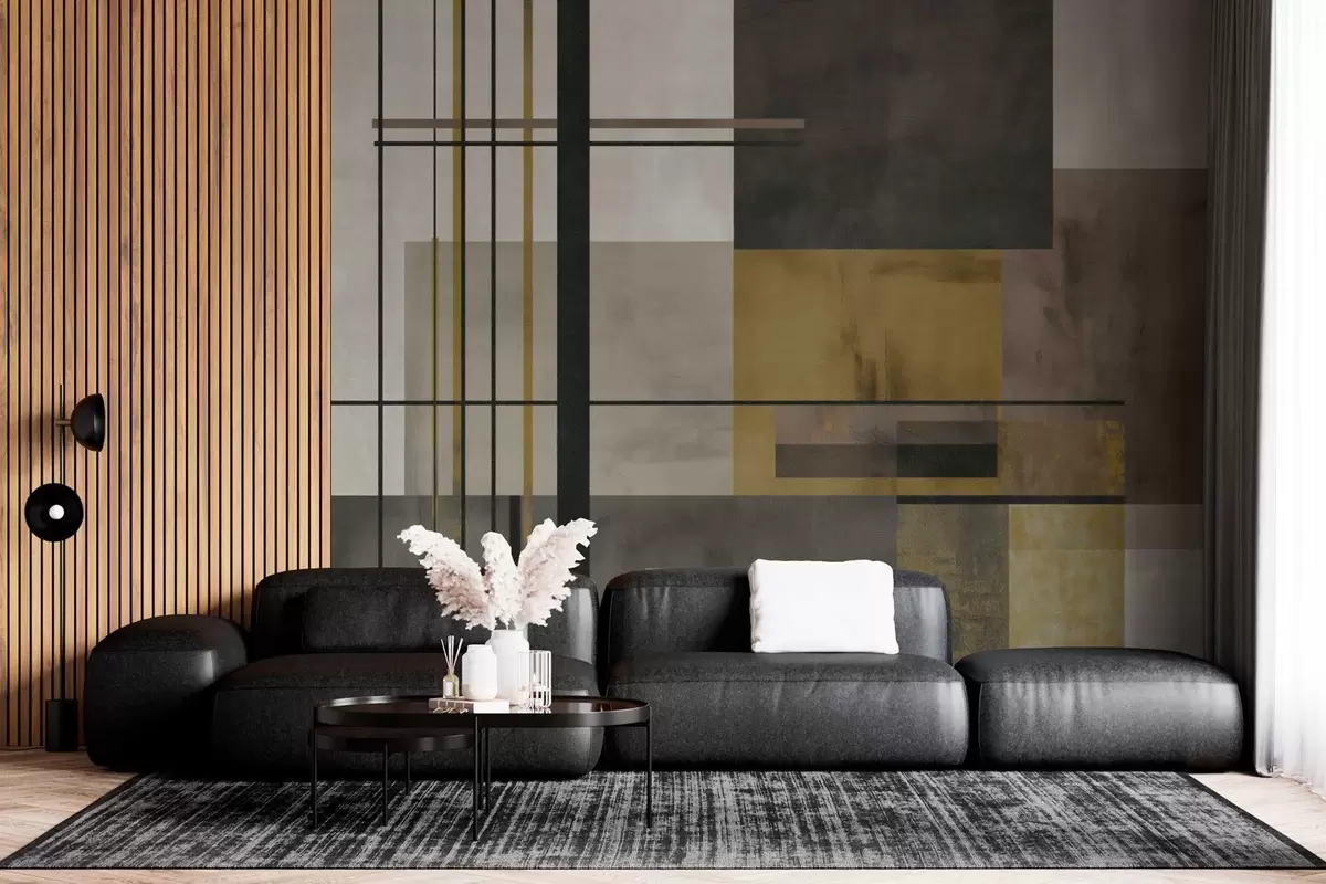 Fototapet abstrakt geometri w04502