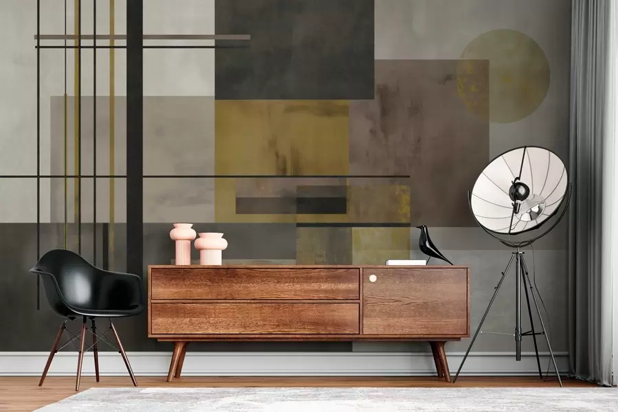 Fototapet abstrakt geometri w04502