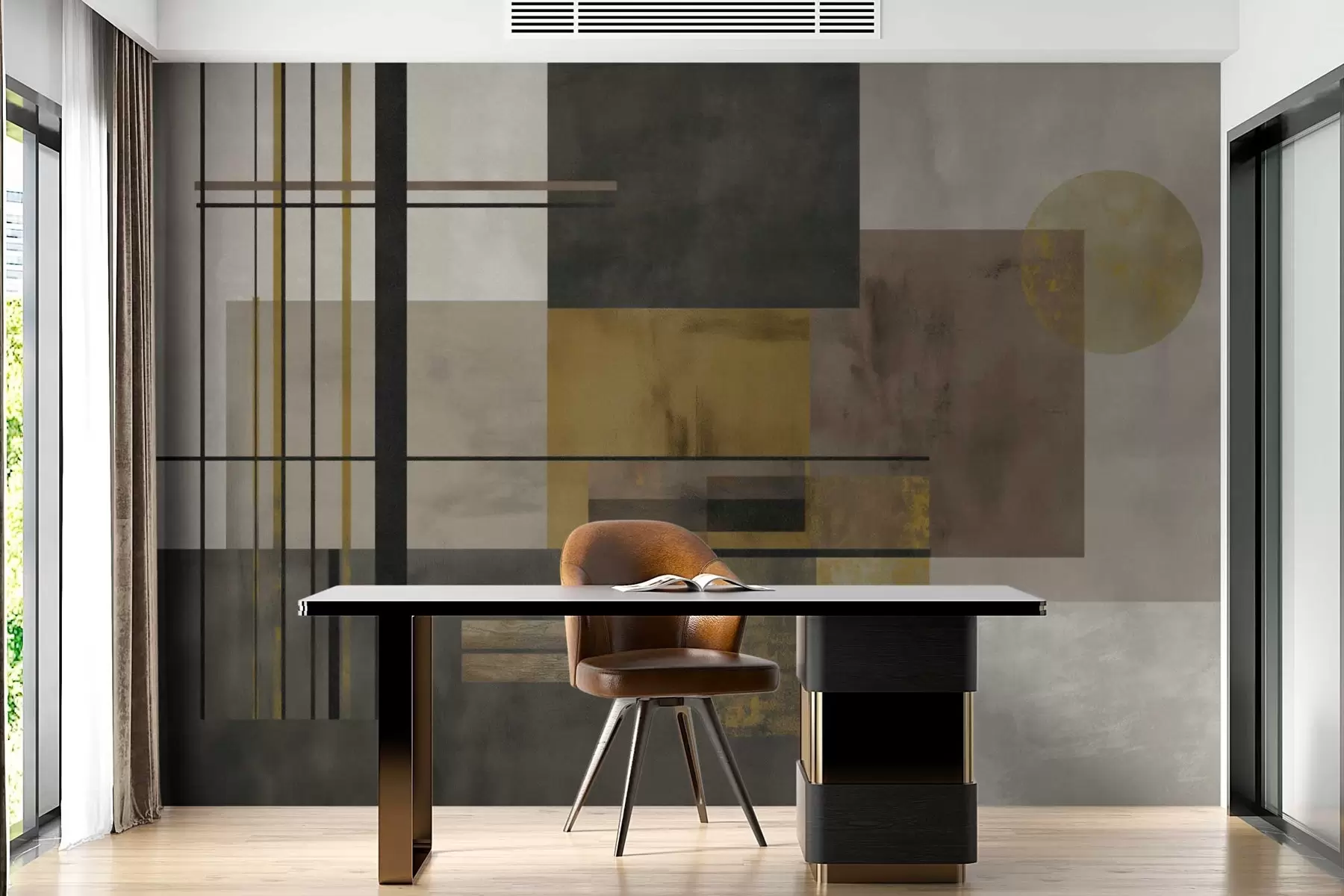 Fototapet abstrakt geometri w04502