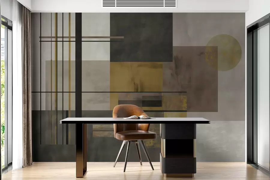 Fototapet abstrakt geometri w04502