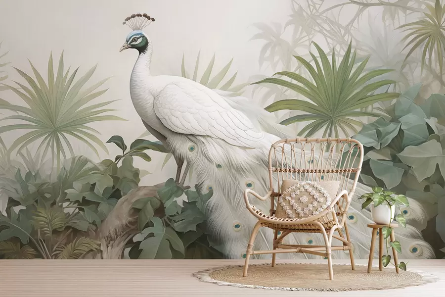 Fototapet Påfågel w04595