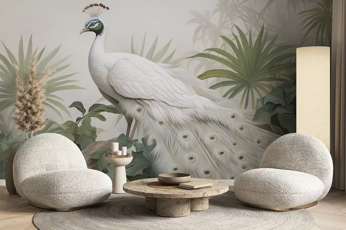 Fototapet Påfågel w04595