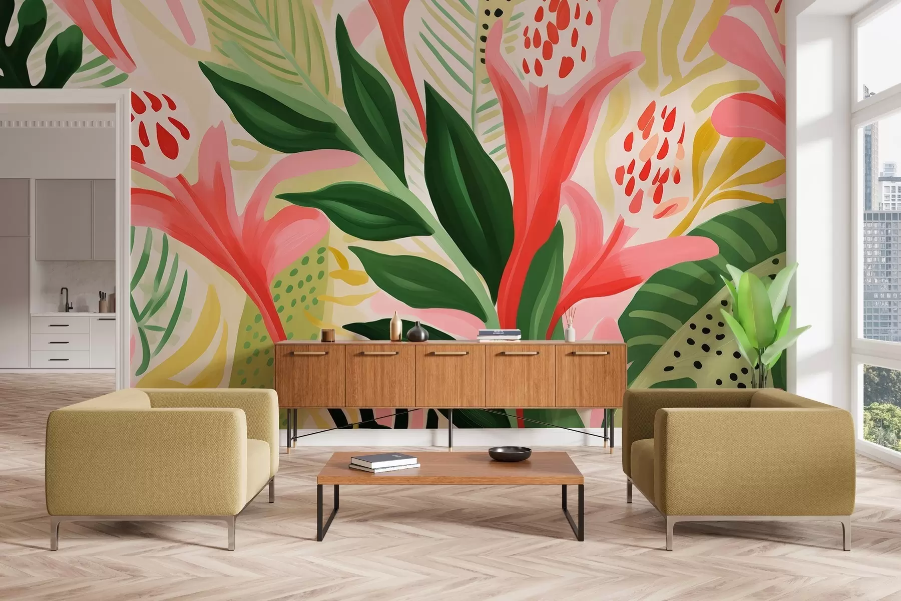 Fototapet Färgernas flykt w04564