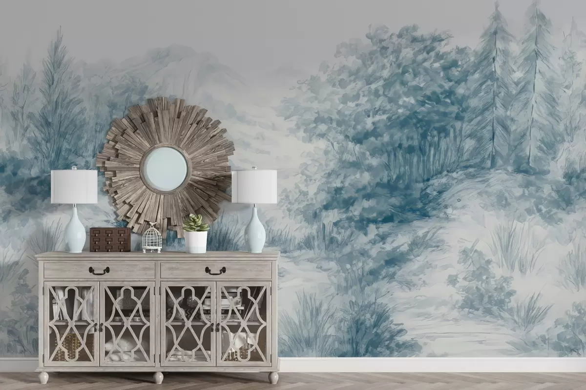 Fototapet Färgglada konturer w04572