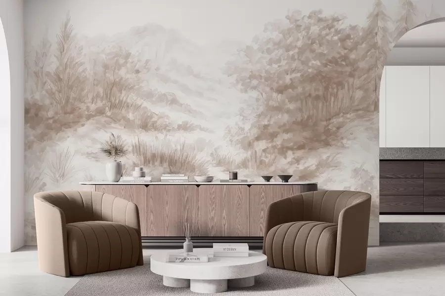 Fototapet Färgglada konturer w04572v1