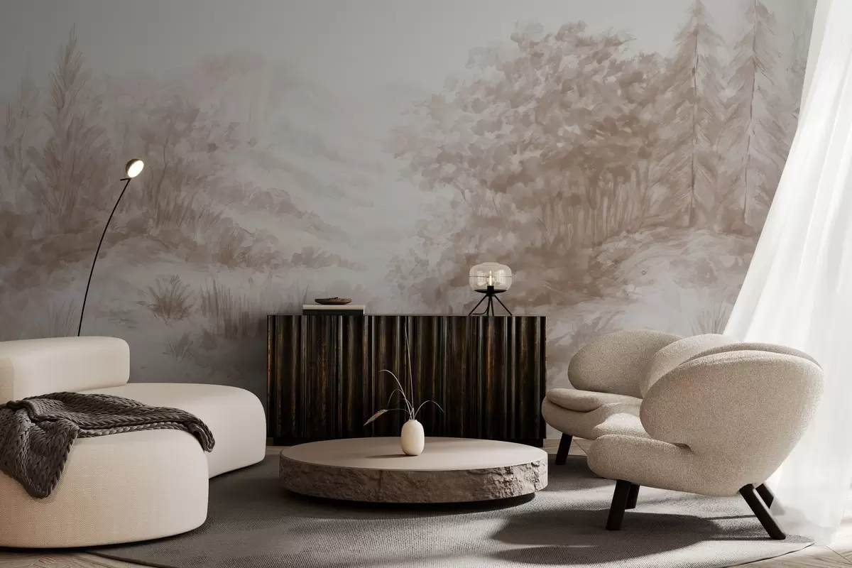 Fototapet Färgglada konturer w04572v1