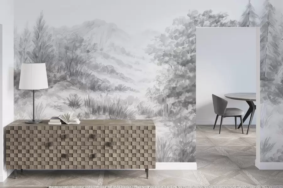 Fototapet Färgglada konturer w04572v2