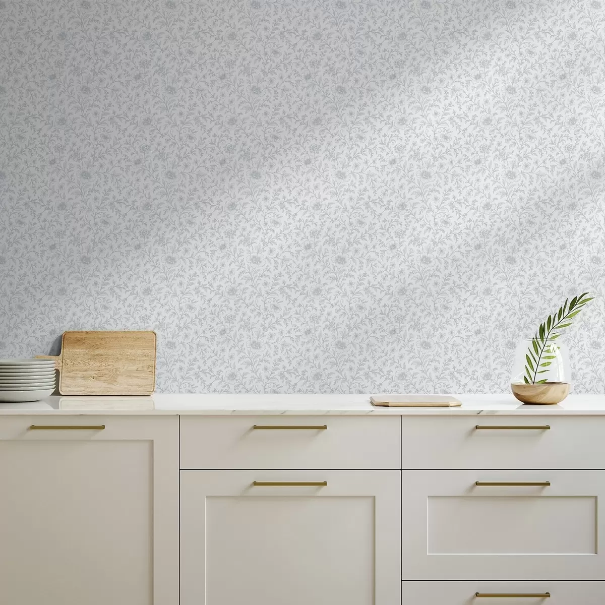 Bakgrund Fina blå linjetecknade blommor på en benvit bakgrund a00576