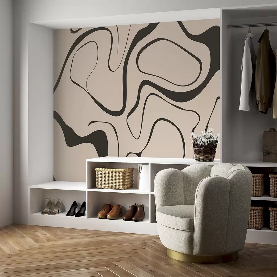 Fototapet Abstrakt mönster w04649