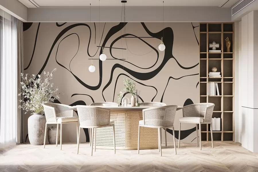 Fototapet Abstrakt mönster w04649