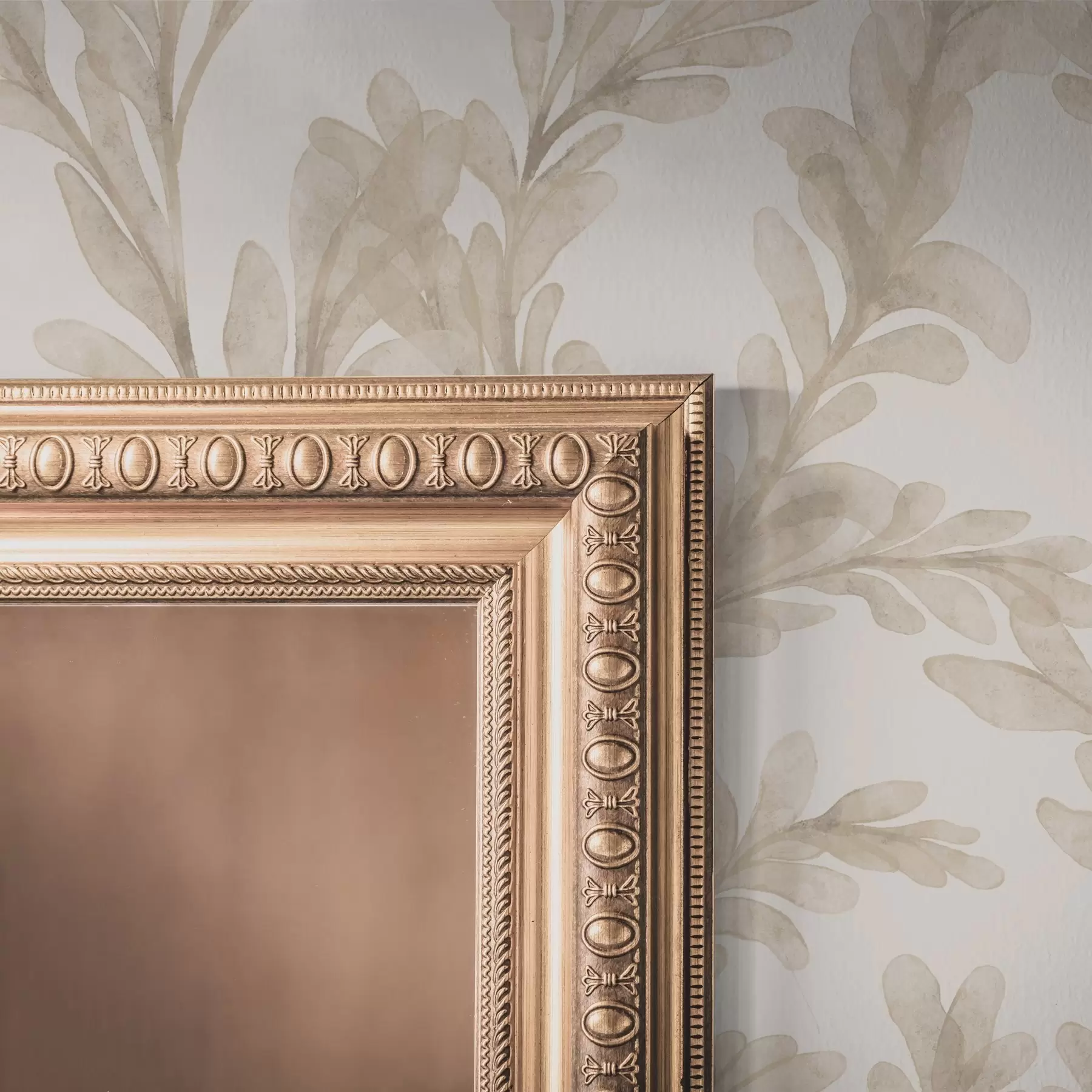 Fototapet Akvarellmålade beige grenar, mjuka botaniska motiv a00617