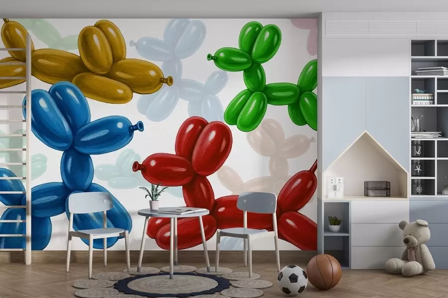 Fototapet Hundformade bollar w04675