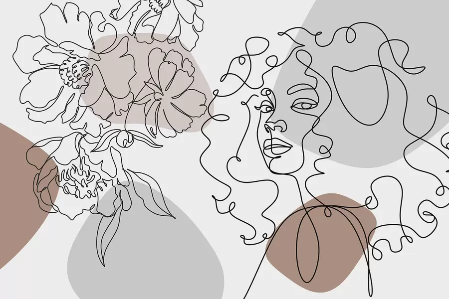 Fototapet Flicka i kö w04724