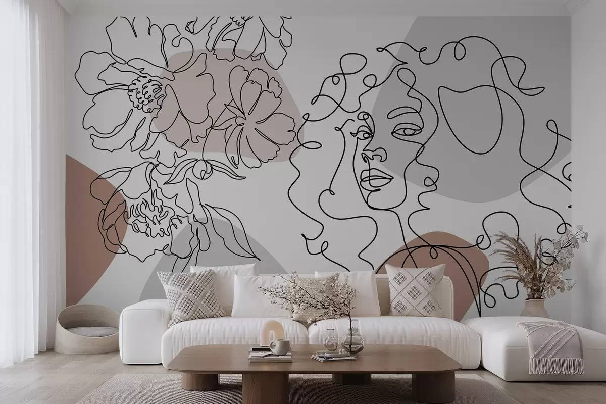 Fototapet Flicka i kö w04724