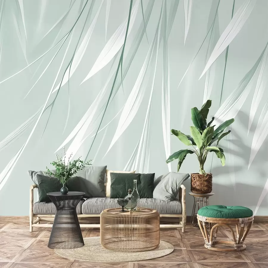 Fototapet Hängande tunna blad w04703v1