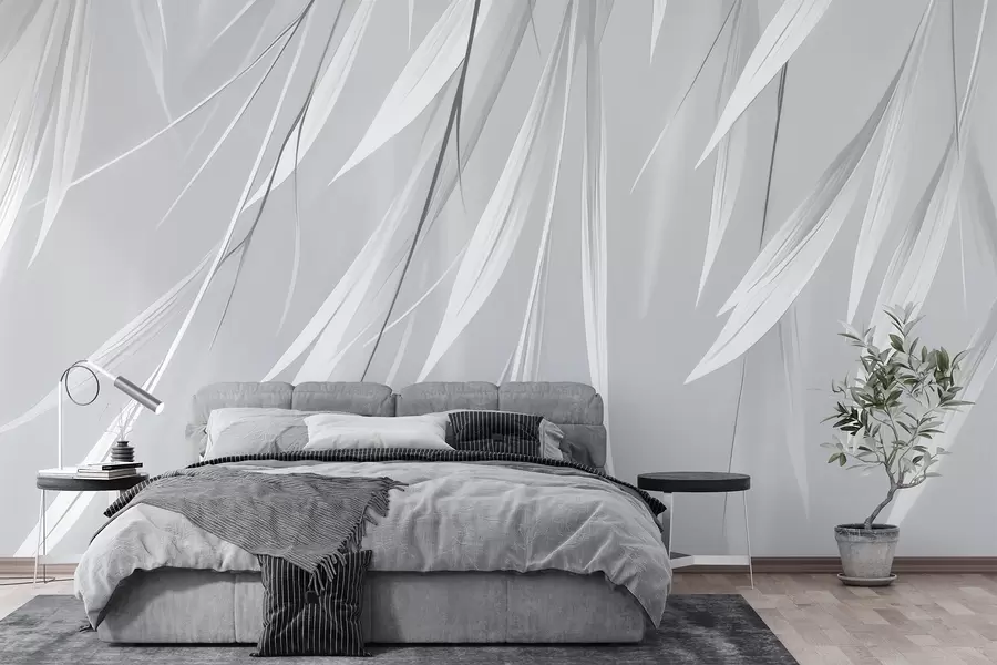 Fototapet Hängande tunna blad w04703v3