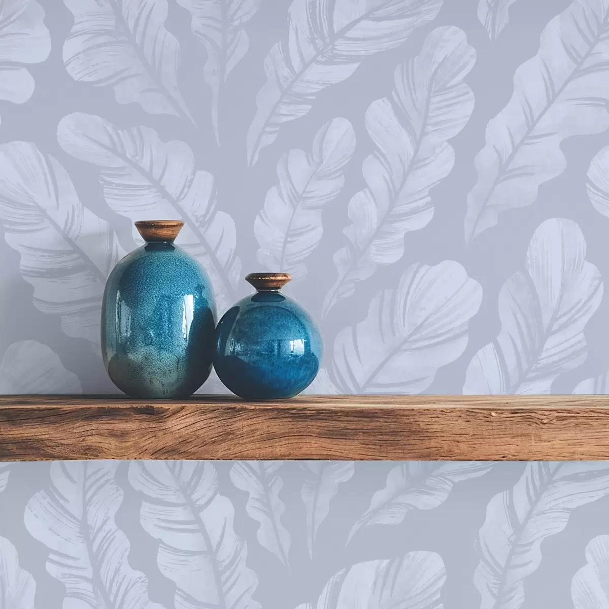 Bakgrund Stora fjädrar i ljusblågrå nyanser a00839v1