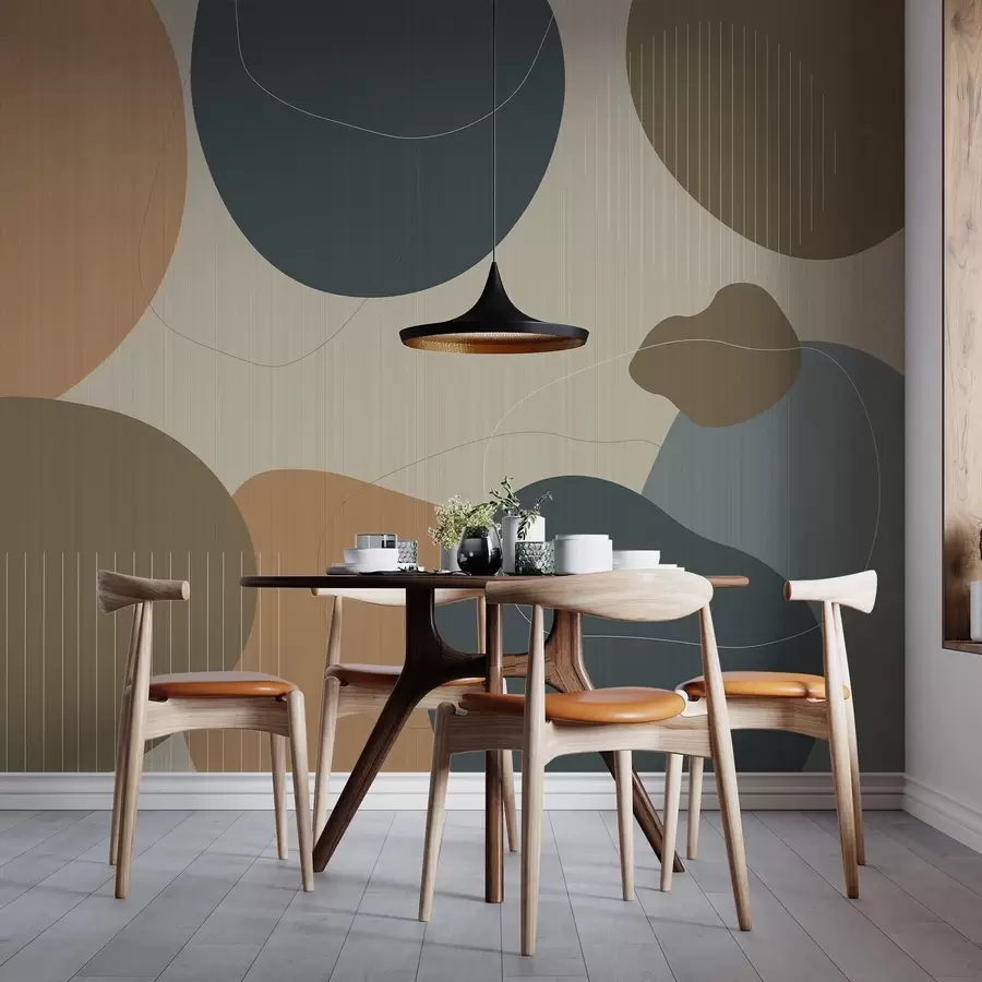 Fototapet Abstrakta cirklar w04759v1