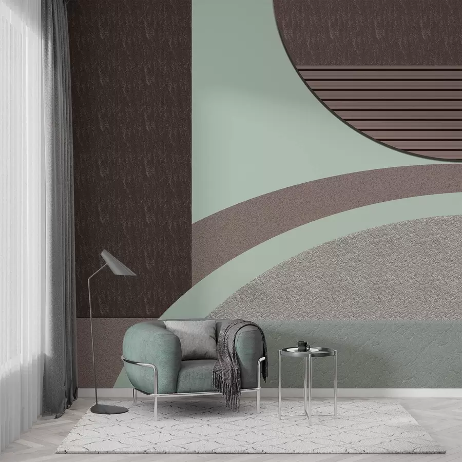 Fototapet abstrakt texturerad geometri  w04631