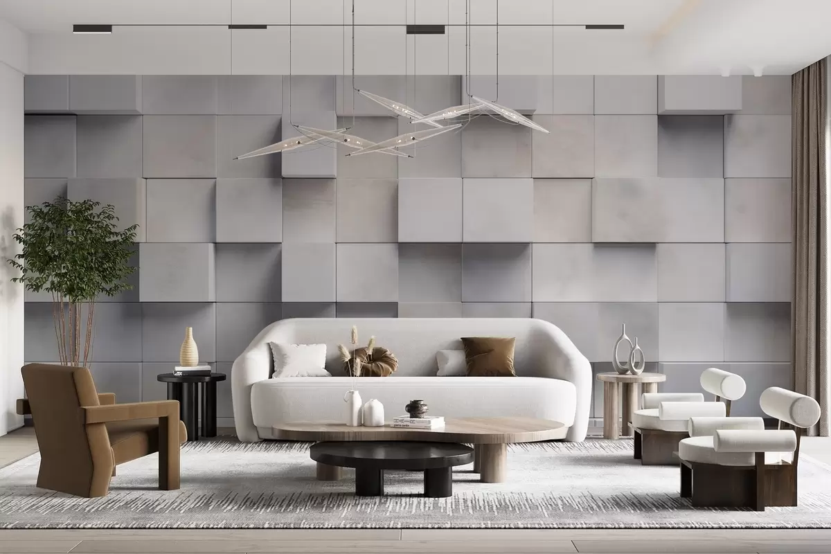 Fototapet Kvadratiska block w04806