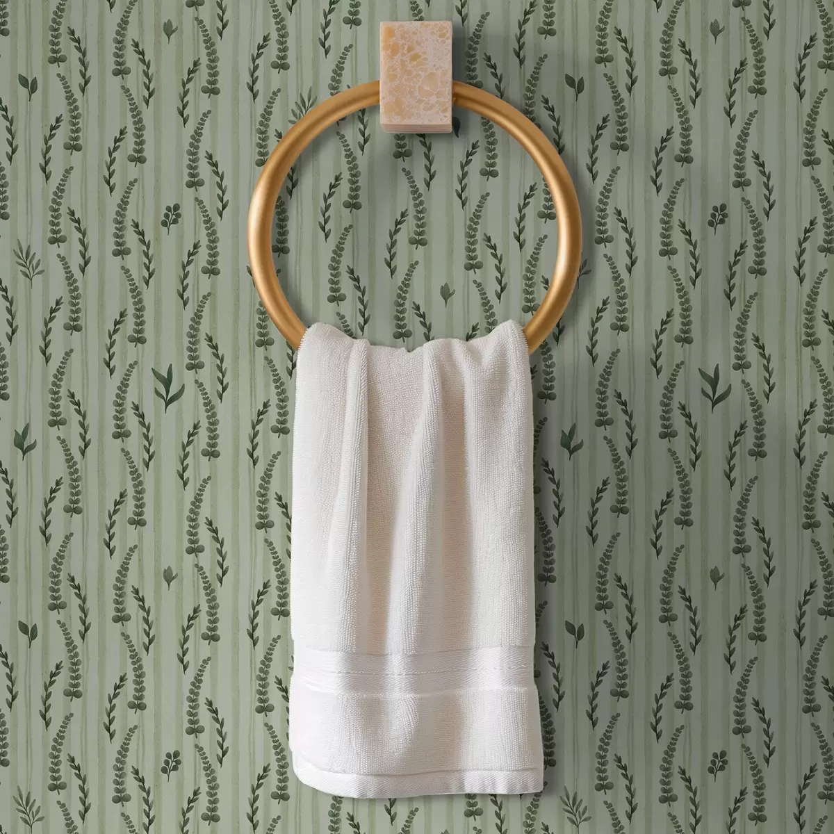 Bakgrund Täta gröna gräs och skott på mynta med ränder a00819