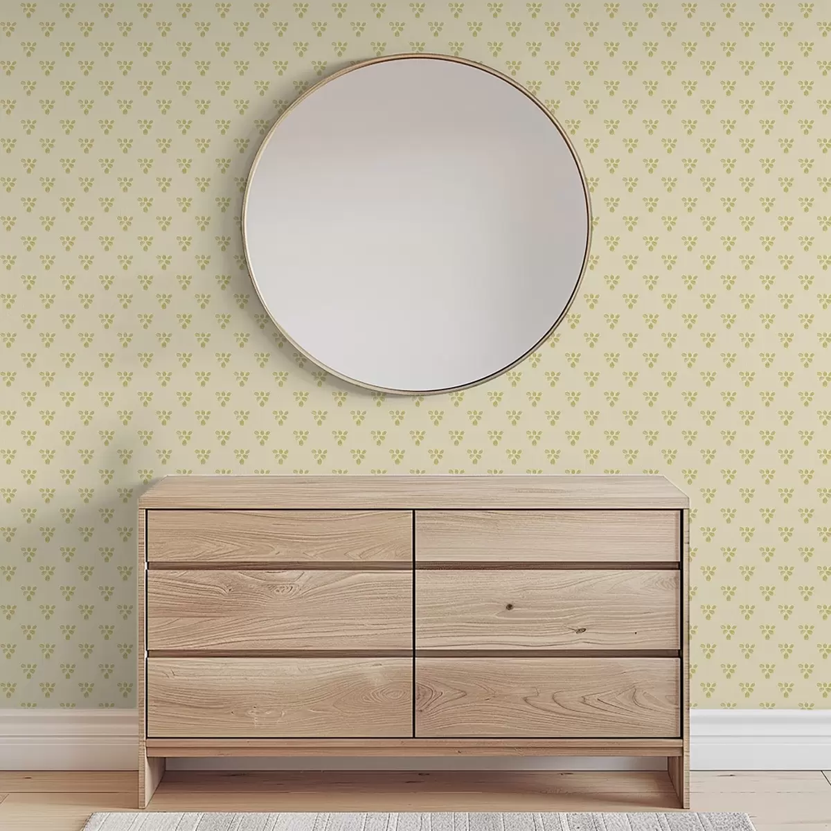 Bakgrund Liten upprepning: tre blad på krämbeige bakgrund a00848