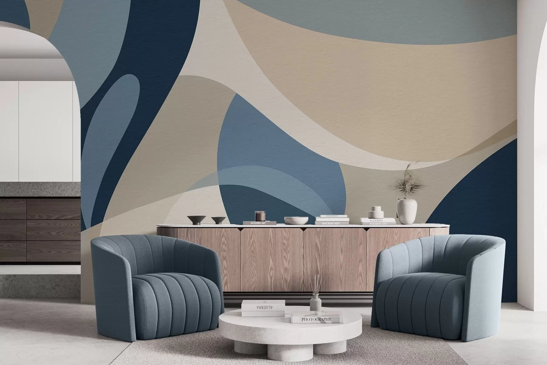 Fototapet Geometrisk abstraktion w04843