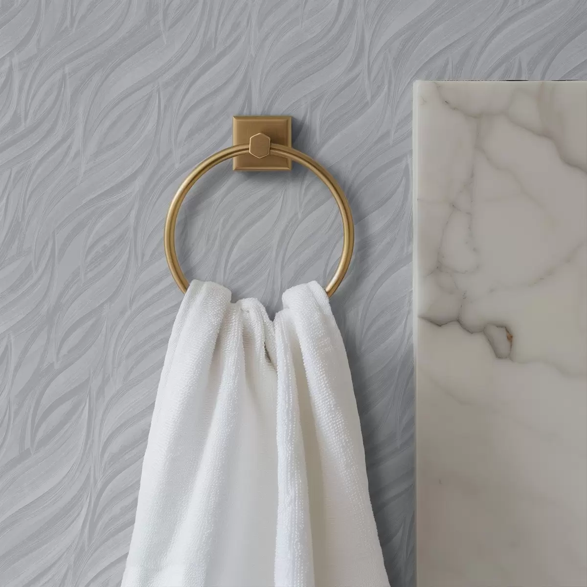 Bakgrund Strukturerade borstvågor, sval blågrå a00688v3