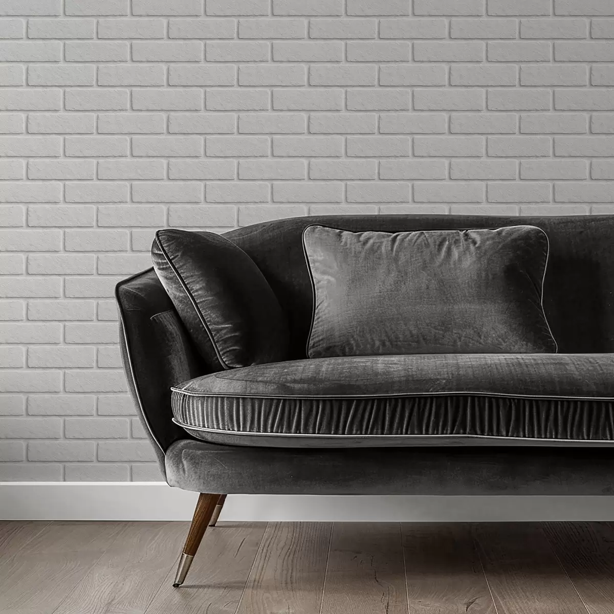 Bakgrund Vit tegelstruktur, horisontell layout a00877