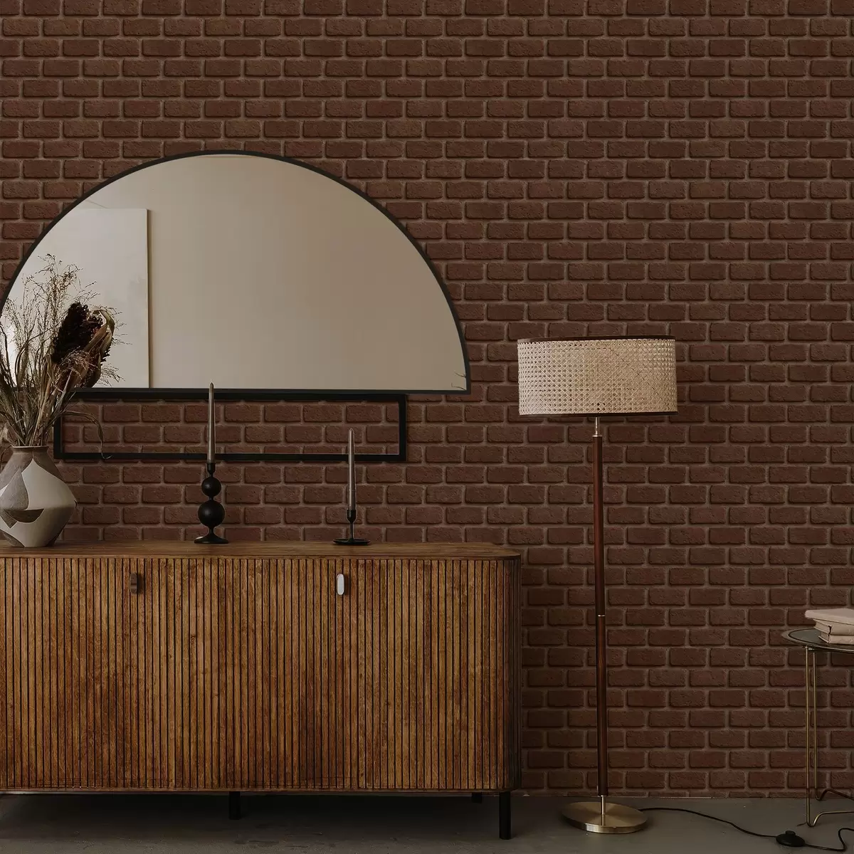 Bakgrund Rustik brun tegelstruktur a00879