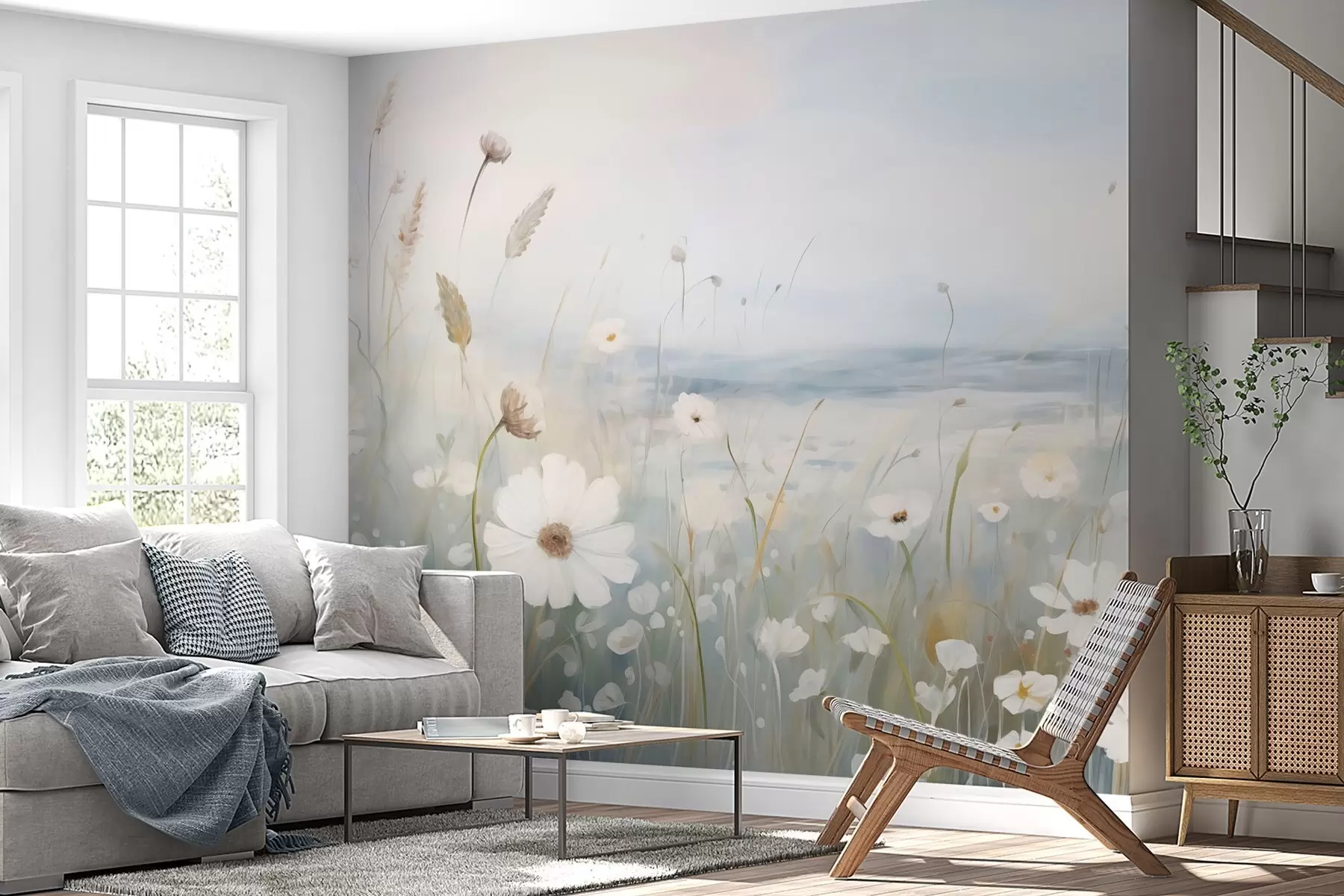 Fototapet Blommafält w04867