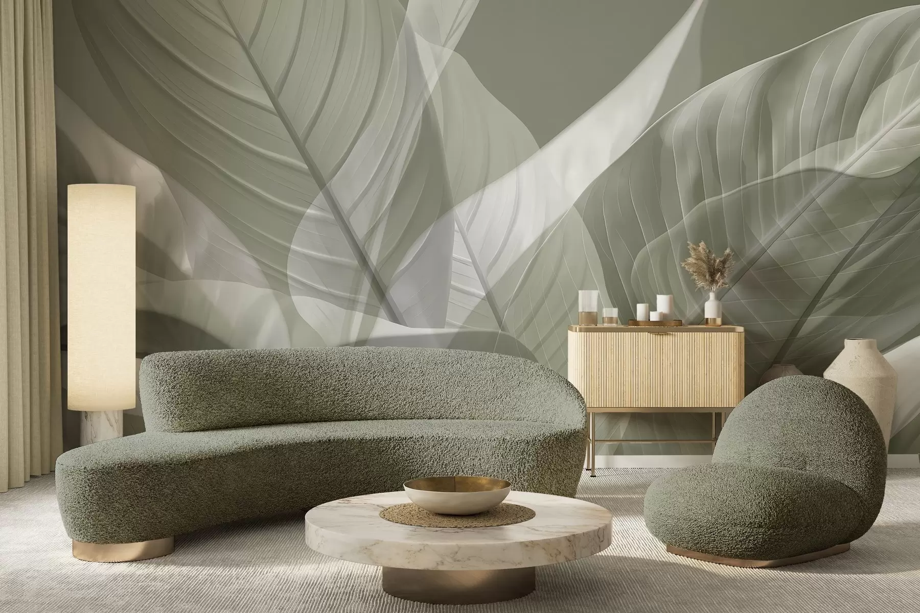 Fototapet Stora blad w04901